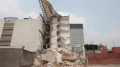 El edificio de la colonia Portales fue recién estrenado antes del sismo
