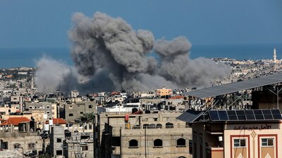 Gran parte de la zona ha resultado devastada tras los ataques de meses atrás