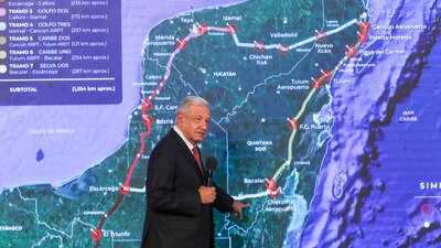 El Presidente consideró que el Tren Maya es un proyecto muy rentable en términos económicos