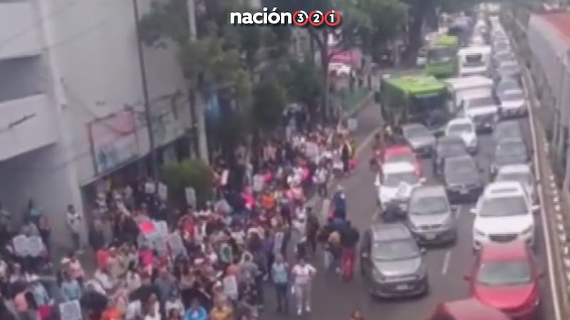 ¿Los atropellaron? Esto pasó con los maestros de la CNTE en Metro San Antonio Abad