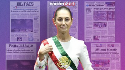 Medios internacionales reaccionaron a la presidencia, por primera vez, de una mujer a en México