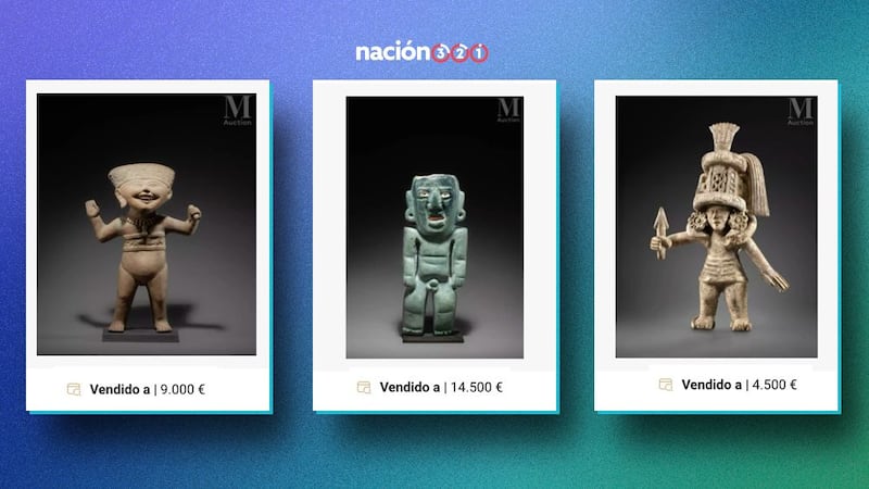 Pese a advertencia de México, subastan piezas arqueológicas en miles de euros en Francia