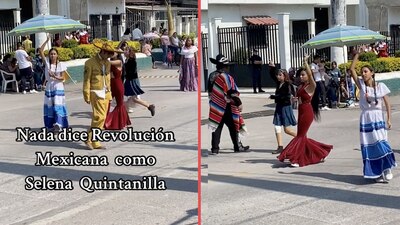 La alumna causó furor entre los asistentes