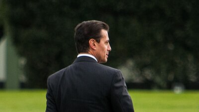 El expresidente de México visitó un restaurante