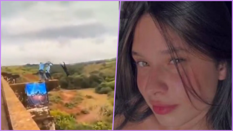 VIDEO: Joven muere tras ser lanzada al vacío sin cuerda de seguridad durante salto extremo en Brasil