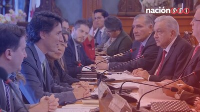 Los mandatarios iniciaron este miércoles la reunión bilateral en Palacio Nacional