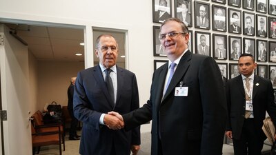 Los ministros van a discutir la agenda bilateral de México y Rusia