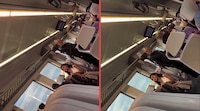 “Hay que mostrar respeto”: guardia del Tren Interurbano encara a mujer embarazada por ocupar 2 asientos