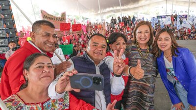 La precandidata presidencial aseguró que Sheinbaum compra las encuestas