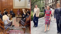 Así fue el tour que Sheinbaum dio a BTS por Palacio Nacional