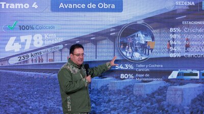 El Tren maya iniciará operaciones el 15 de diciembre