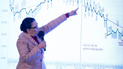 La secretaria de Seguridad aseguró que seguirán reforzando las acciones