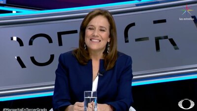 Margarita Zavala anunció su declinación en el programa de Televisa