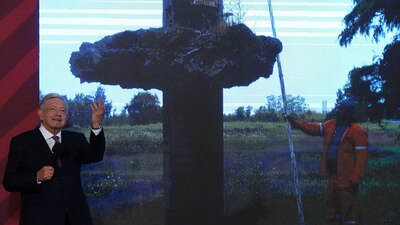 Las fotos compartidas en la mañanera fueron tomadas el 17 de octubre de 2022