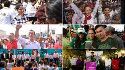 Los candidatos a alcaldes y diputados locales de la CDMX arrancaron campaña este domingo
