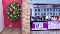 Dejan corona fúnebre en casa de la diputada Paola Gárate; líder del PRI responsabiliza a Morena