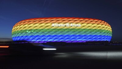 La UEFA prohibió que el estadio pusiera los colores LGBTTT+ en el partido Alemania vs Hungría