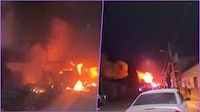 VIDEOS: Atacan con coche bomba a comandancia de Ojocaliente, Zacatecas, y deja 7 heridos