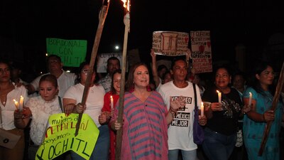 En su primer discurso como precandidata, llamó a dejar a un lado la confrontación y el odio