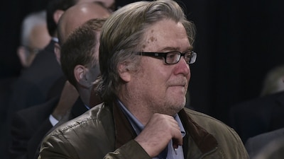 Steve Bannon se incorporó en la recta final de la campaña del republicano