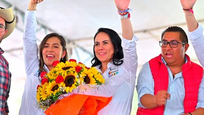 La candidata dijo que, en conjunto con la gente y los partidos políticos, triunfará en la elección del Edomex