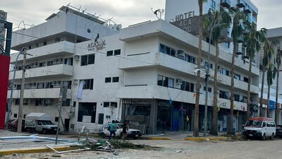 Los daños en viviendas, hoteles, escuelas y construcciones aún no se calcula