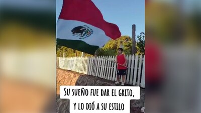 El niño no dudo en agradecer al Presidente por los apoyos