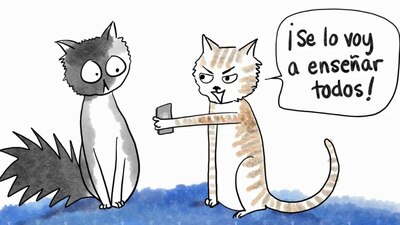 Estas imágenes fueron utilizadas para una campaña en contra de la extorsión