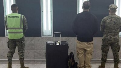 Intentaba viajar con presunta droga