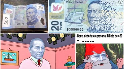 El anuncio del nuevo billete de 20 pesos provocó múltiples comentarios en las redes