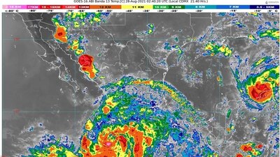 El fenómeno generará oleaje de 4 a 6 metros de altura en costas de Jalisco y Colima