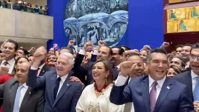 Legisladores del Frente Amplio por México mostraron su apoyo