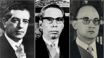 Adolfo López Mateos, Gustavo Díaz Ordaz y Luis Echeverría