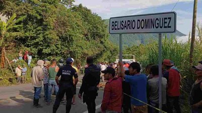 Los pasajeros regresaban a Tabasco