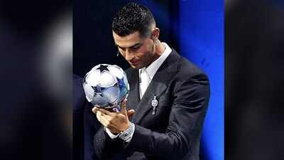 Cristiano Ronaldo recibió con emoción el galardón europeo