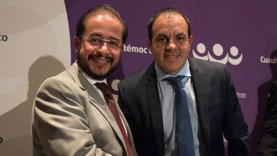 El presidente de PES hizo oficial la afiliación del exfutbolista este martes