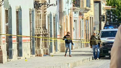 Se presentaron en el lugar donde encontraron casquillos y autos con impactos de bala
