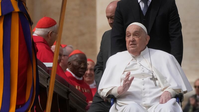 El Papa Francisco reaparece en la plaza de San Pedro, este Domingo de Ramos