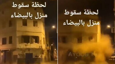 Hubo un fuerte sismo que provocó el colapso de edificios