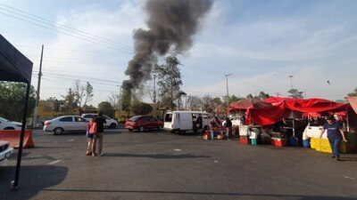 Este domingo un helicóptero cayó en un predio de Coyoacán