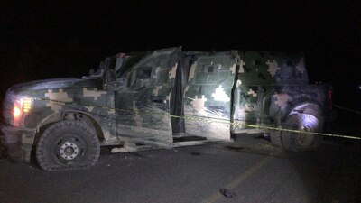 Dejó a 3 hombres sin vida, quienes utilizaban ropa y equipo táctico