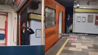 VIDEO: Conductor del Metro sorprende con alegres saludos a pasajeros