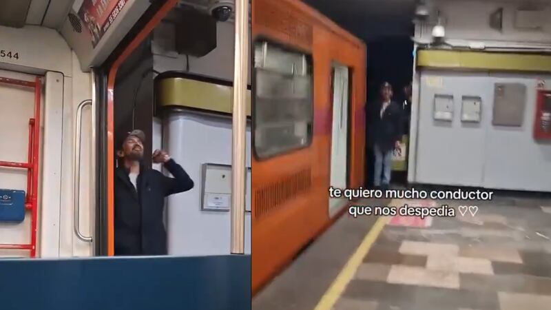VIDEO: Conductor del Metro sorprende con alegres saludos a pasajeros