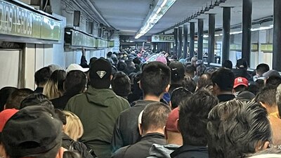 Es martes de caos en el transporte público