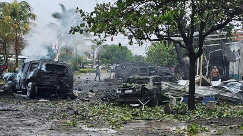 Explosivo en Coahuayana fue detonado a larga distancia, confirma la Fiscalía