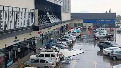 Las autoridades evacuaron a las personas que se encontraban entrenando en el lugar