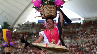 La gran fiesta de Oaxaca es una ofrenda que se celebra durante dos lunes después del 16 de julio