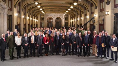 El motivo de la reunión, fue hacer un balance sobre los Bancos del Bienestar