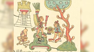 En la parte inferior derecha de la imagen se puede apreciar el 'Popo' con llamas