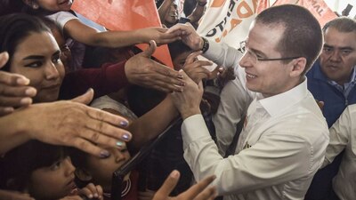 El candidato lamentó el asesinato de un candidato del PRI en Coahuila